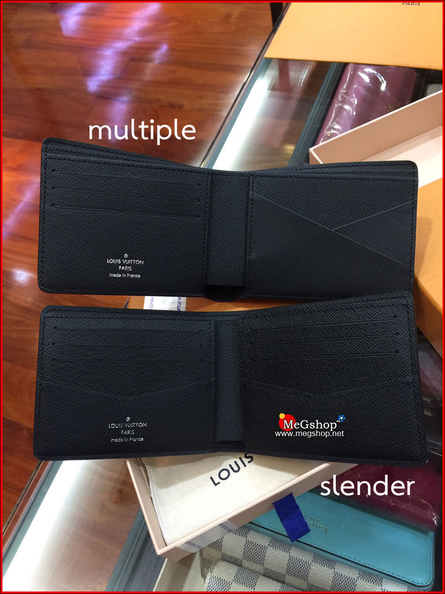 lv slender wallet vs multiple wallet